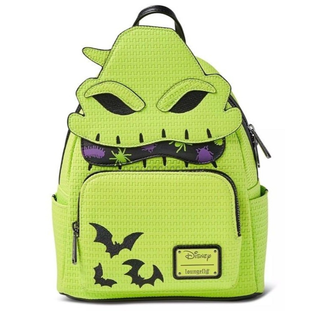 VERY RARE Disney Parks NBC Oogie Boogie Loungefly Mini Backpack Nightmare Glow